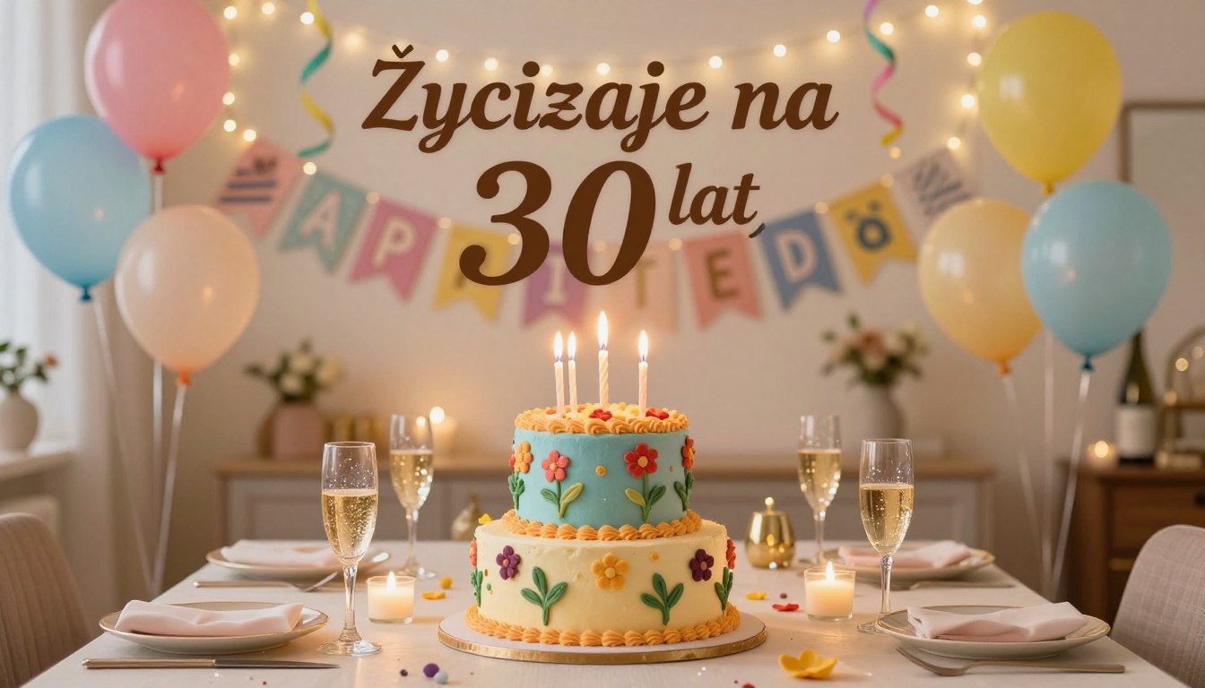 Życzenia na 30 lat