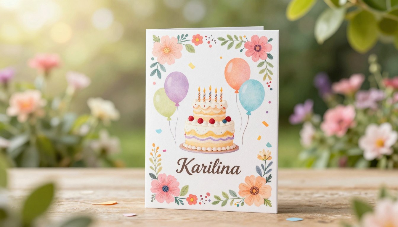 Życzenia urodzinowe dla karoliny